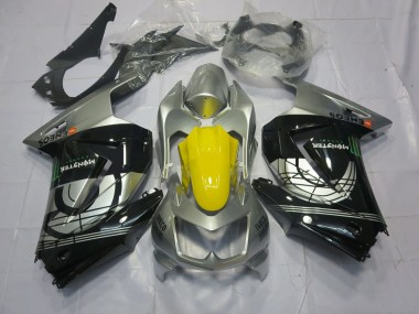 Online 2008-2013 Kawasaki Ninja 250 Fairings - Silver and Black