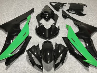 Online 2008-2016 Yamaha R6 Fairings - Gloss Black & Green