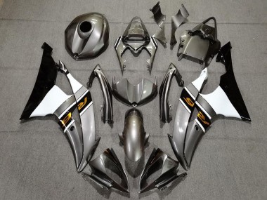 Online 2008-2016 Yamaha R6 Fairings - Gloss Gray & Bronze