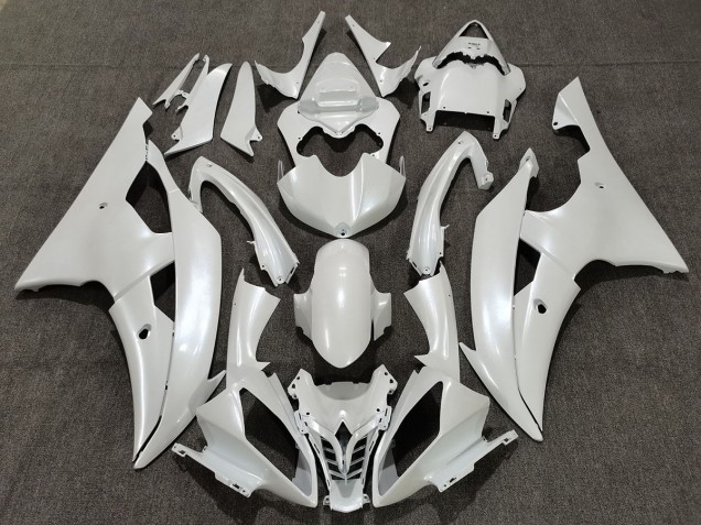 Online 2008-2016 Yamaha R6 Fairings - Gloss White