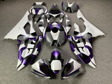 Online 2008-2016 Yamaha R6 Fairings - Mystic Purple Snow Camo