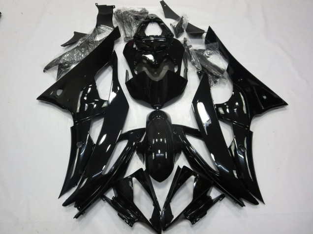 Online 2008-2016 Yamaha R6 Fairings - No.2 Gloss Black Online 2008-2016 Yamaha R6 Fairings - No.2 Gloss Black