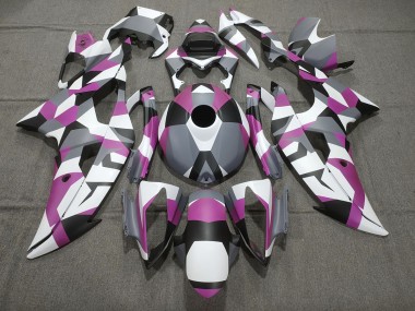 Online 2008-2016 Yamaha R6 Fairings - Pink Camo Plain