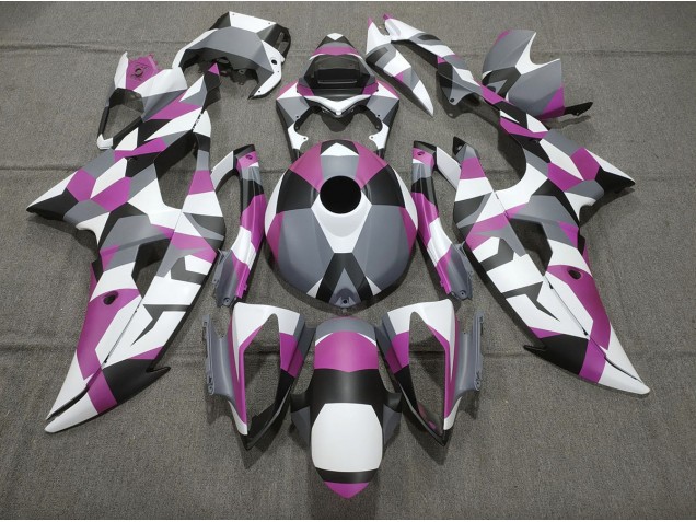 Online 2008-2016 Yamaha R6 Fairings - Pink Camo Plain Online 2008-2016 Yamaha R6 Fairings - Pink Camo Plain