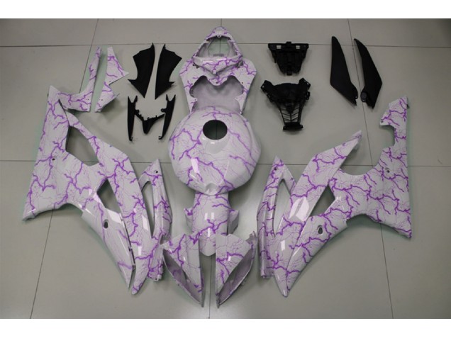 Online 2008-2016 Yamaha R6 Fairings - Purple Lighting Online 2008-2016 Yamaha R6 Fairings - Purple Lighting