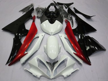 Online 2008-2016 Yamaha R6 Fairings - Red Black and White
