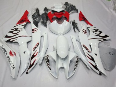 Online 2008-2016 Yamaha R6 Fairings - Special Flame Red