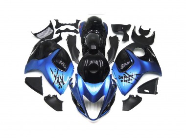 Online 2008-2019 Suzuki GSXR 1300 Fairings - Deep blue with Black Custom