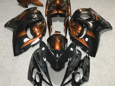 Online 2008-2019 Suzuki GSXR 1300 Fairings - Gloss Black and Deep Orange