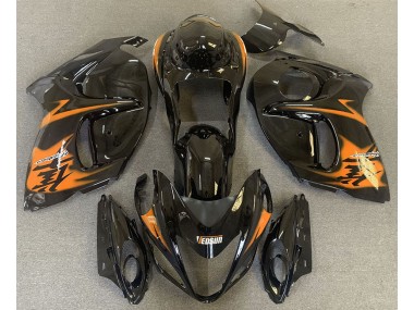 Online 2008-2019 Suzuki GSXR 1300 Fairings - Gloss Black & Orange