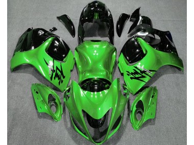 Online 2008-2019 Suzuki GSXR 1300 Fairings - Gloss Green and Black