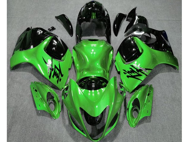 Online 2008-2019 Suzuki GSXR 1300 Fairings - Gloss Green and Black Online 2008-2019 Suzuki GSXR 1300 Fairings - Gloss Green and Black