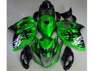 Online 2008-2019 Suzuki GSXR 1300 Fairings - Gloss Green & Black