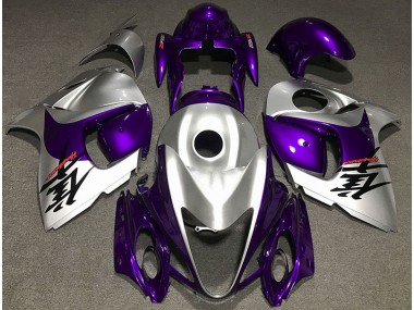 Online 2008-2019 Suzuki GSXR 1300 Fairings - Gloss Purple and Silver
