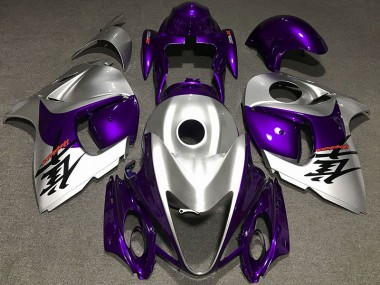 Online 2008-2019 Suzuki GSXR 1300 Fairings - Gloss Purple and Silver