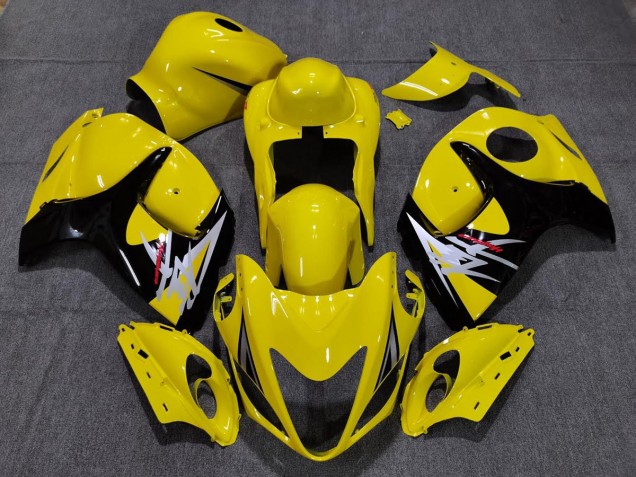 Online 2008-2019 Suzuki GSXR 1300 Fairings - Gloss Yellow with Black Style Online 2008-2019 Suzuki GSXR 1300 Fairings - Gloss Yellow with Black Style