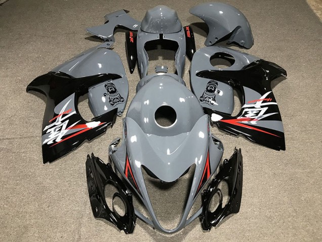 Online 2008-2019 Suzuki GSXR 1300 Fairings - Grey & Logo Online 2008-2019 Suzuki GSXR 1300 Fairings - Grey & Logo