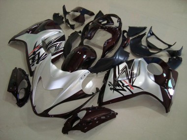 Online 2008-2019 Suzuki GSXR 1300 Fairings - Silver Black