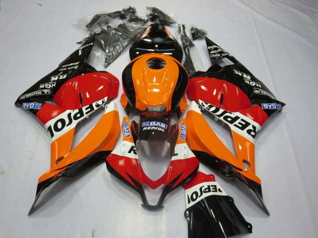 Online 2009-2012 Honda CBR600RR Fairings - Black Repsol Online 2009-2012 Honda CBR600RR Fairings - Black Repsol
