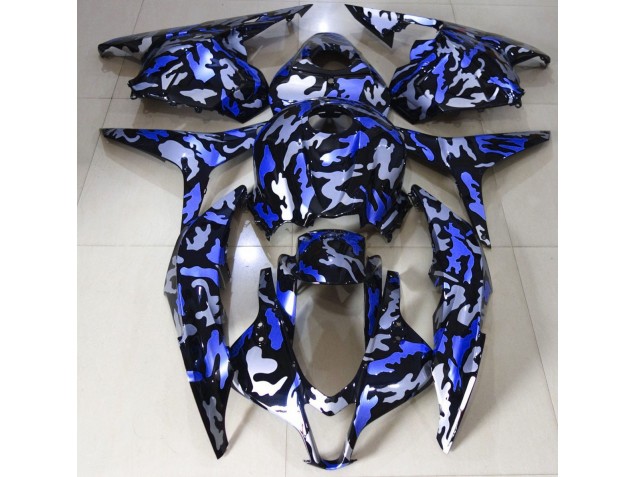 Online 2009-2012 Honda CBR600RR Fairings - Dark Blue Snow Camo Online 2009-2012 Honda CBR600RR Fairings - Dark Blue Snow Camo