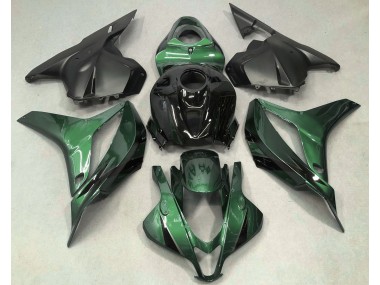 Online 2009-2012 Honda CBR600RR Fairings - Deep Green with Black