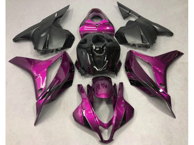 Online 2009-2012 Honda CBR600RR Fairings - Deep Pink with Black Online 2009-2012 Honda CBR600RR Fairings - Deep Pink with Black