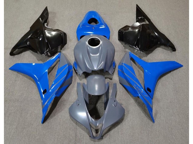 Online 2009-2012 Honda CBR600RR Fairings - Double Blue on Gray