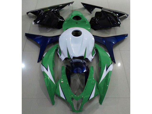 Online 2009-2012 Honda CBR600RR Fairings - Gloss Green and Blue Online 2009-2012 Honda CBR600RR Fairings - Gloss Green and Blue