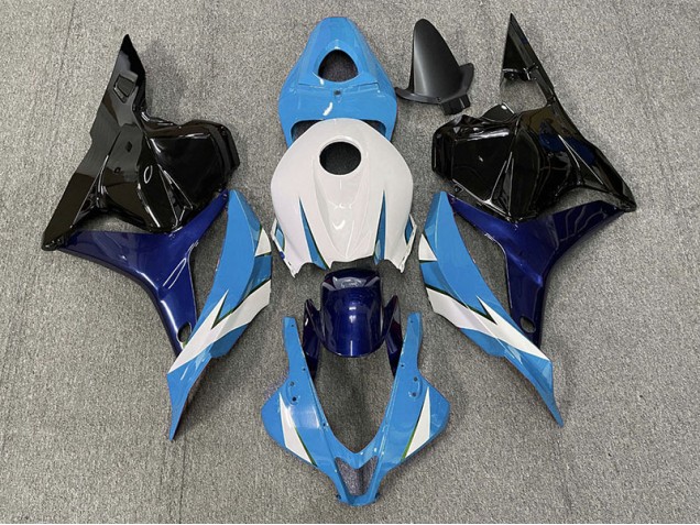 Online 2009-2012 Honda CBR600RR Fairings - Light Blue and White