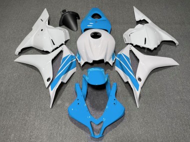 Online 2009-2012 Honda CBR600RR Fairings - Light Blue and White Side Stripe