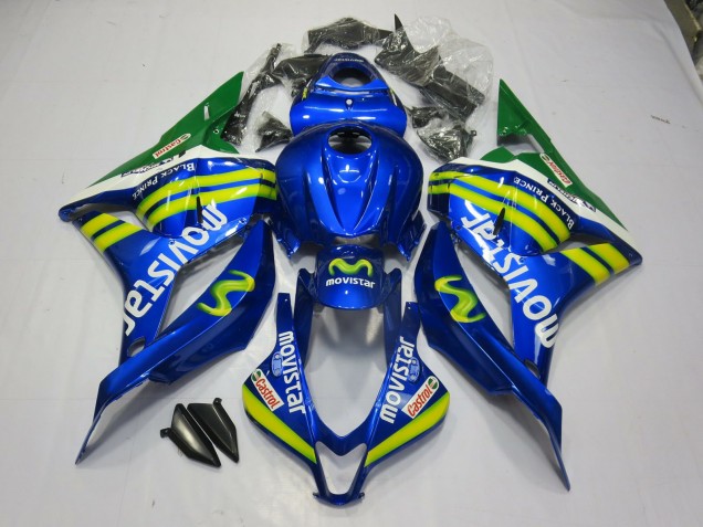 Online 2009-2012 Honda CBR600RR Fairings - Movistar Online 2009-2012 Honda CBR600RR Fairings - Movistar