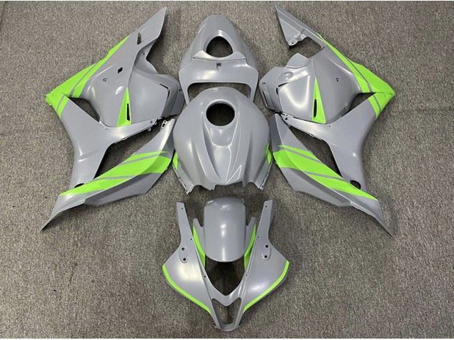 Online 2009-2012 Honda CBR600RR Fairings - Nardo Gray and Green Online 2009-2012 Honda CBR600RR Fairings - Nardo Gray and Green