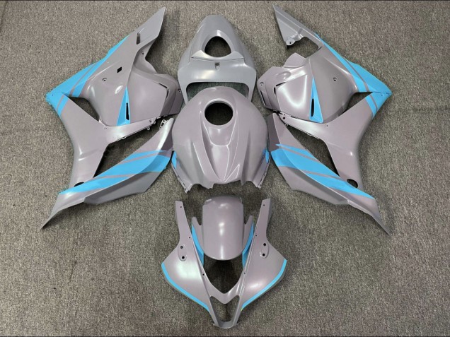 Online 2009-2012 Honda CBR600RR Fairings - Nardo Gray and Light Blue Online 2009-2012 Honda CBR600RR Fairings - Nardo Gray and Light Blue