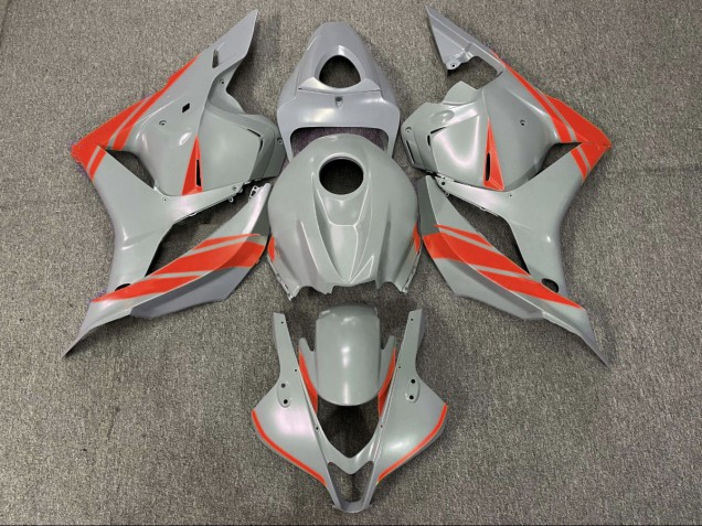 Online 2009-2012 Honda CBR600RR Fairings - Nardo Gray and Red Online 2009-2012 Honda CBR600RR Fairings - Nardo Gray and Red