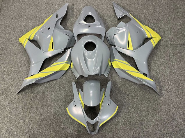 Online 2009-2012 Honda CBR600RR Fairings - Nardo Gray and Yellow Online 2009-2012 Honda CBR600RR Fairings - Nardo Gray and Yellow