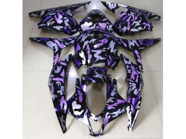 Online 2009-2012 Honda CBR600RR Fairings - Purple Snow Camo