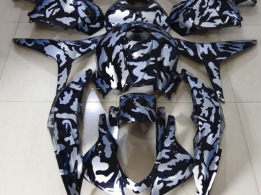 Online 2009-2012 Honda CBR600RR Fairings - Silver Snow Camo