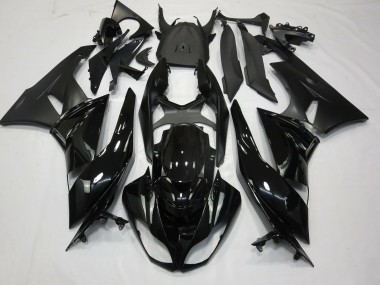 Online 2009-2012 Kawasaki ZX6R Fairings - Gloss Black Matte