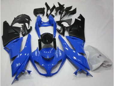 Online 2009-2012 Kawasaki ZX6R Fairings - Gloss Blue & Black