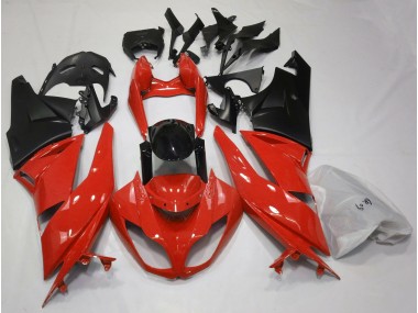 Online 2009-2012 Kawasaki ZX6R Fairings - Gloss Red & Black