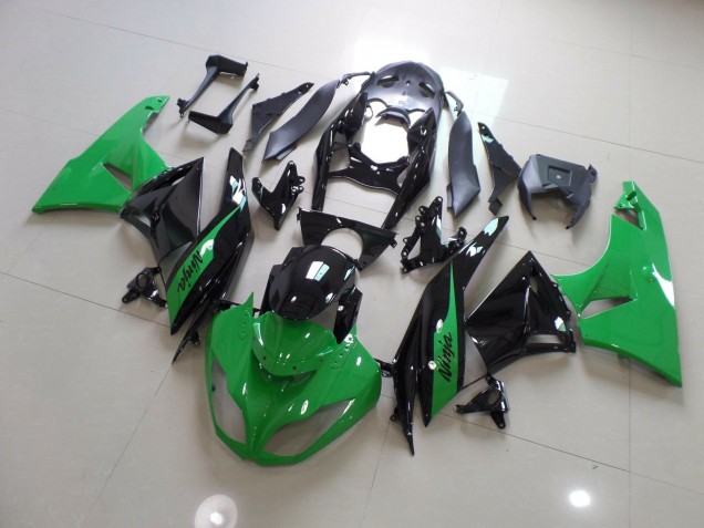Online 2009-2012 Kawasaki ZX6R Fairings - Green Black Ninja Online 2009-2012 Kawasaki ZX6R Fairings - Green Black Ninja
