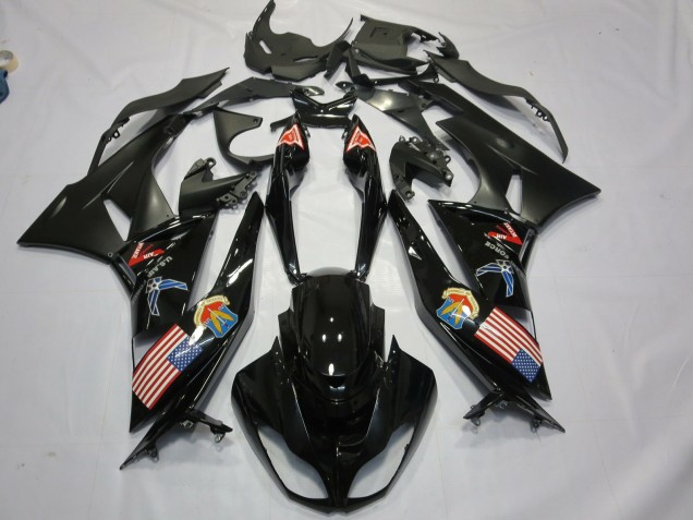 Online 2009-2012 Kawasaki ZX6R Fairings - Merica Online 2009-2012 Kawasaki ZX6R Fairings - Merica