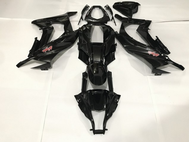 Online 2009-2012 Kawasaki ZX6R Fairings - Metallic Black Online 2009-2012 Kawasaki ZX6R Fairings - Metallic Black