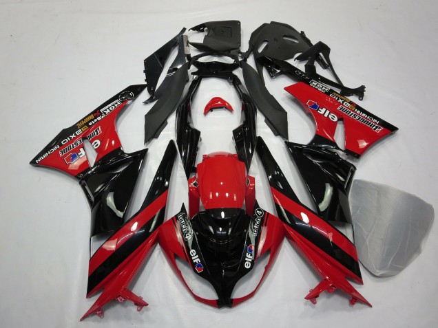 Online 2009-2012 Kawasaki ZX6R Fairings - Red Black