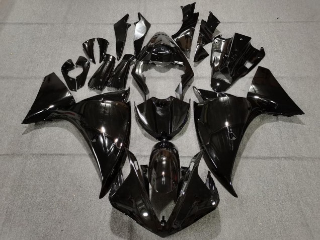 Online 2009-2012 Yamaha R1 Fairings - Plain Gloss Black Online 2009-2012 Yamaha R1 Fairings - Plain Gloss Black