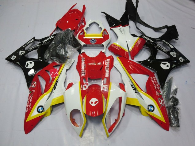 Online 2009-2016 BMW S1000RR Fairings - Yellow and Red Online 2009-2016 BMW S1000RR Fairings - Yellow and Red