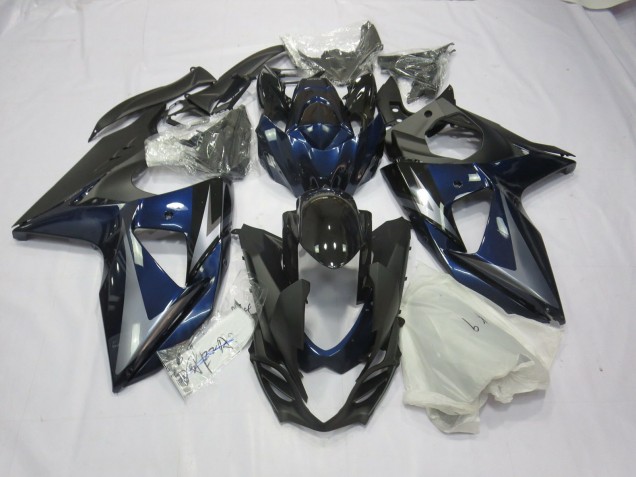 Online 2009-2016 Suzuki GSXR 1000 Fairings - Blue Silver and Black Online 2009-2016 Suzuki GSXR 1000 Fairings - Blue Silver and Black