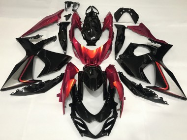 Online 2009-2016 Suzuki GSXR 1000 Fairings - Burnt Orange and Black