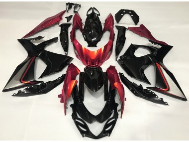Online 2009-2016 Suzuki GSXR 1000 Fairings - Burnt Orange and Black