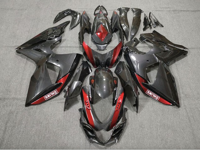 Online 2009-2016 Suzuki GSXR 1000 Fairings - Carbon Fiber Red